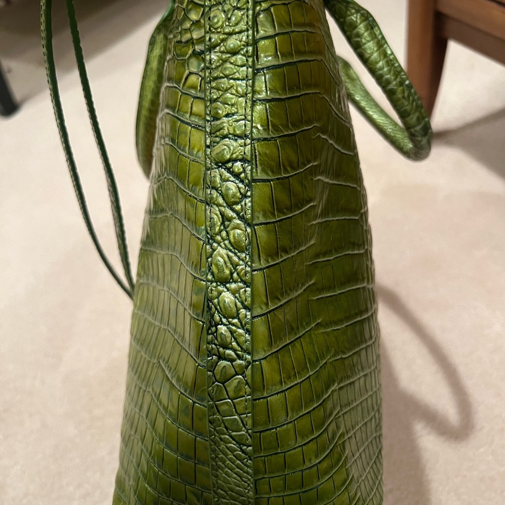 Brahmin Duxbury Satchel Limeade Green Melon Ombré NWOT - Picture 10 of 12